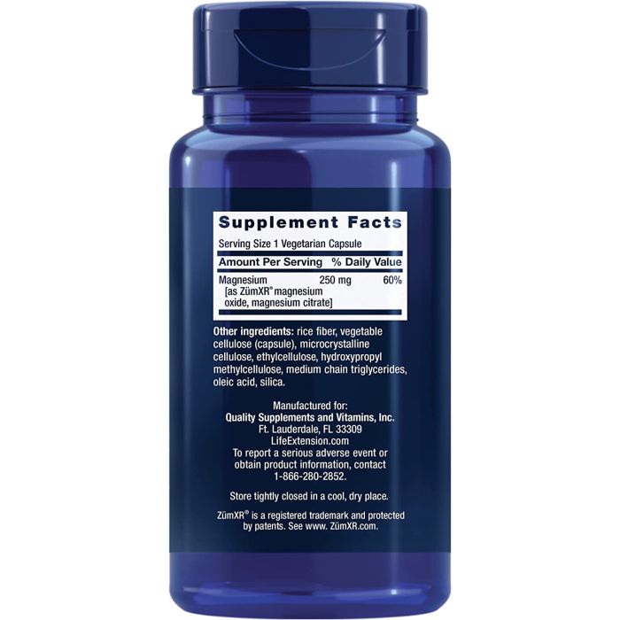Extended-release magnesium supplement by Life Extension – daily heart and bone health support