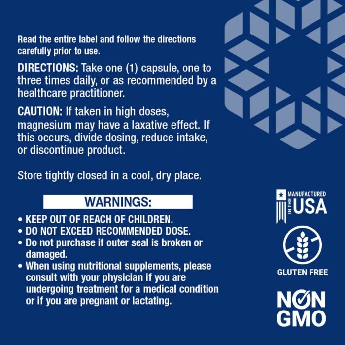 Open capsule bottle image – vegan magnesium supplement for daily mineral balance