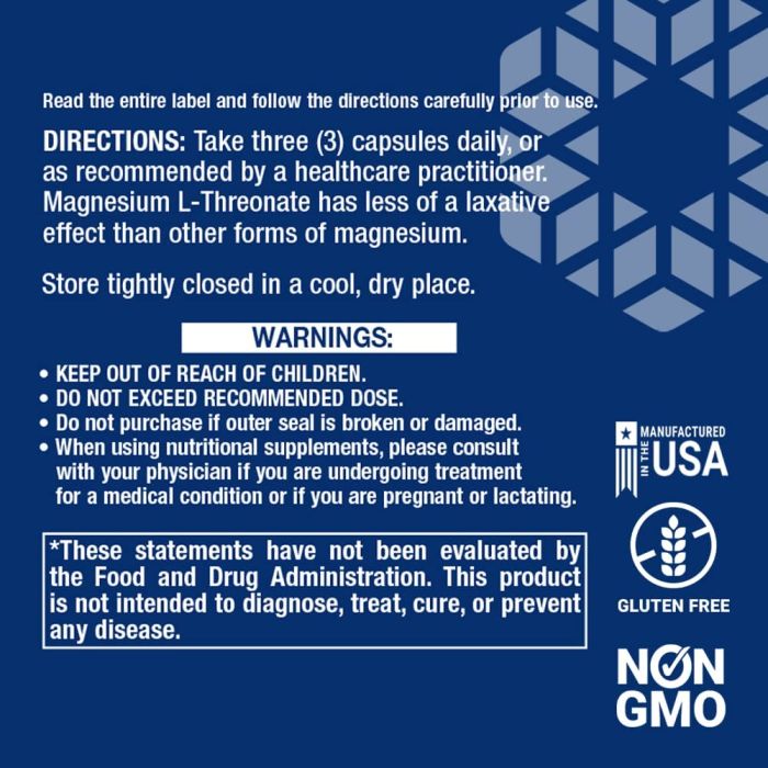 "Life Extension Neuro-Mag – brain support magnesium formula with Magtein"