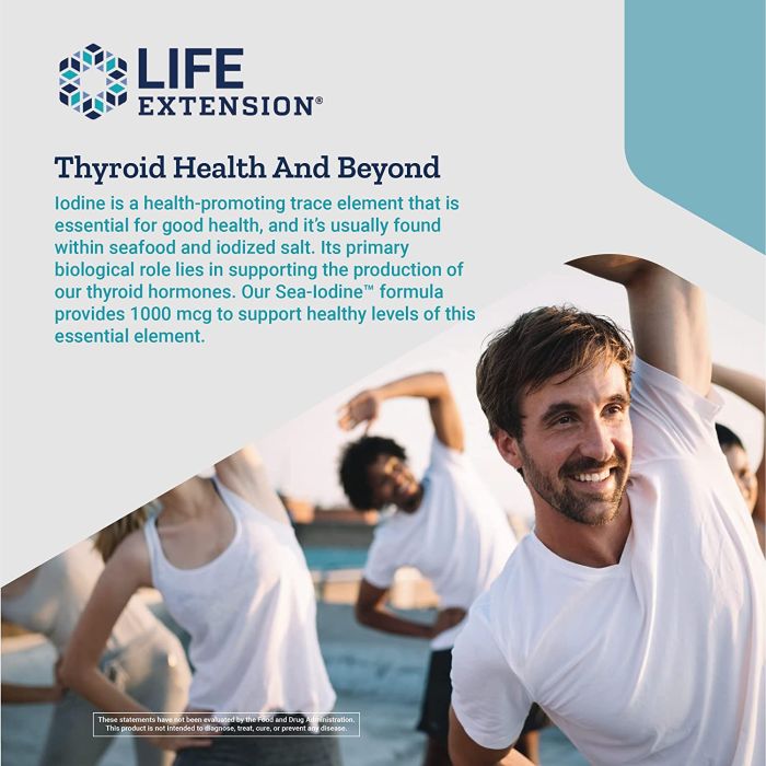 "Front view of Sea-Iodine bottle – salt-free iodine supplement for hormone and metabolism balance"