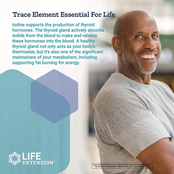 "Front view of Sea-Iodine bottle – salt-free iodine supplement for hormone and metabolism balance"