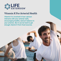 Life Extension Low Dose Vitamin K2 45mcg Cardiovascular Support 90 SG
