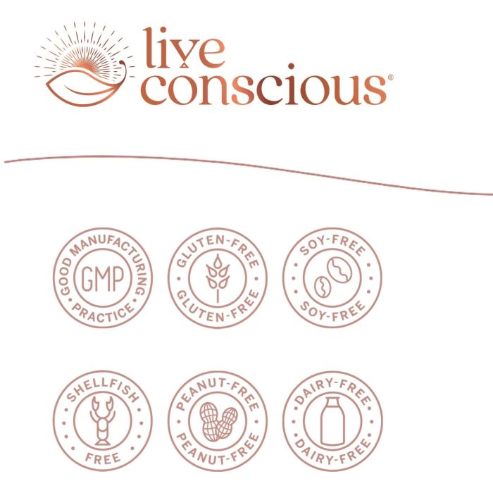 Live Conscious LiverWell Siliphos Milk Thistle Liver Support 60 Caps