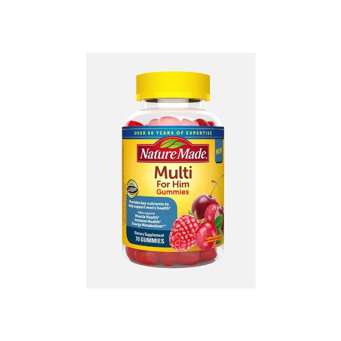 Nature Made Multivitamin 70 Fruit Flavored Gummies For Him