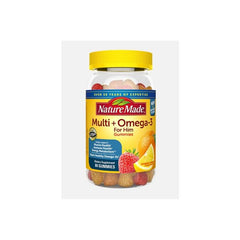 Nature Made Multivitamin Omega 3 For Him Gummies Fruit Flavored