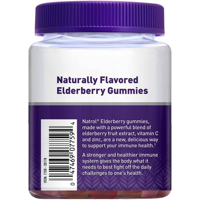 Berry-flavored Natrol gummies for cold and flu season support