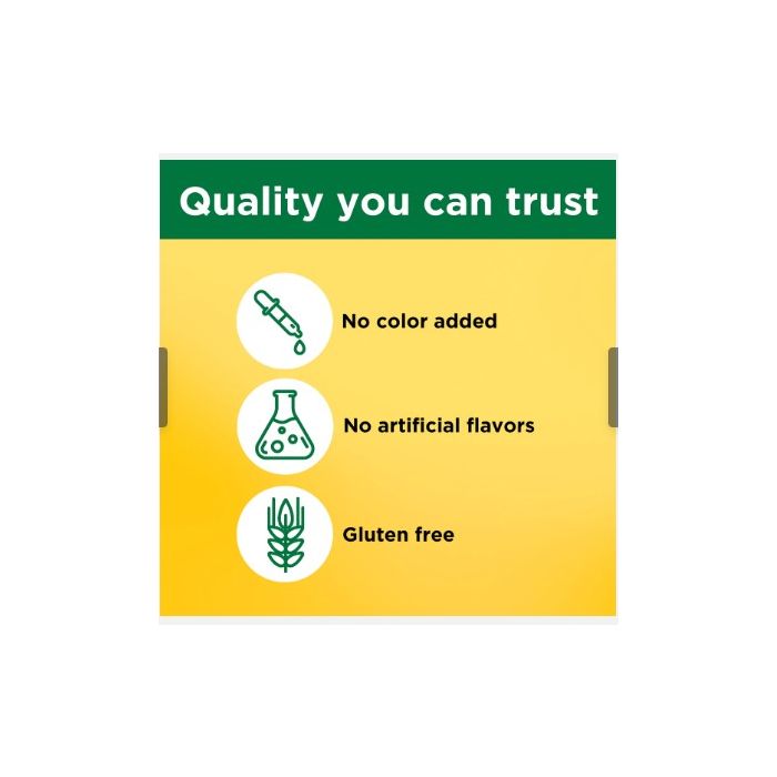 Supplement Facts panel for Nature Made multivitamin – includes vitamins A-K, iron, and folate