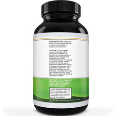 Back label of Berberine bottle – usage instructions and ingredients