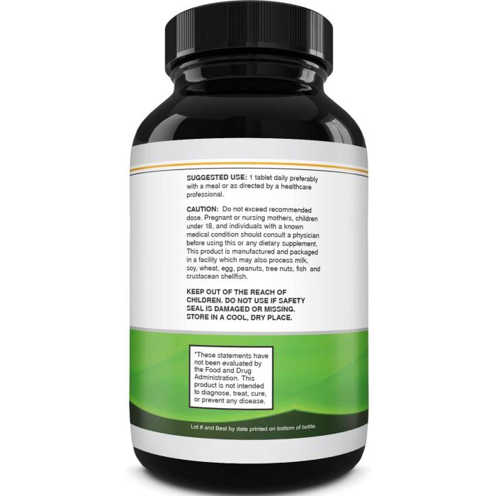 "Nature’s Craft zinc supplement bottle – non-GMO and made in USA"