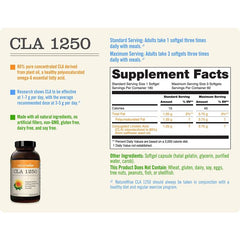"NatureWise CLA 1250 bottle – Supports weight management and lean muscle retention."
