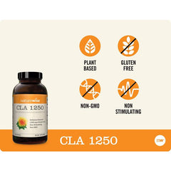 "NatureWise CLA 1250 – Vegan-friendly fat loss supplement with 1250mg CLA per softgel."