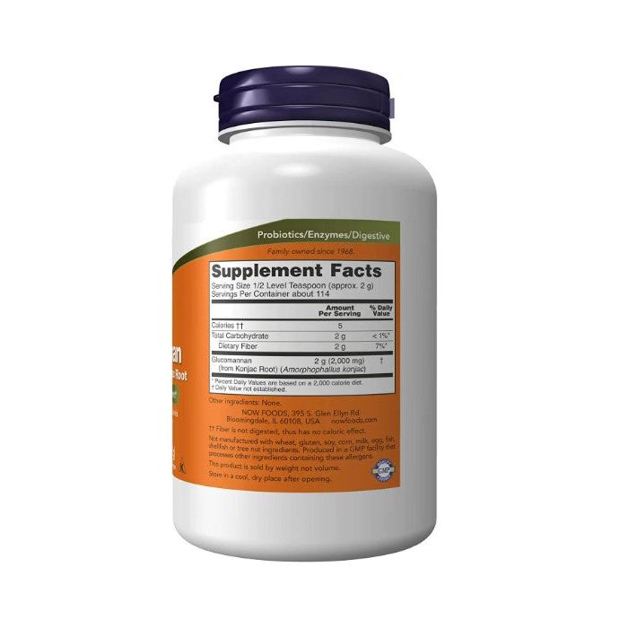 "NOW Glucomannan Powder – supports healthy weight loss and appetite control"