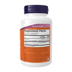 NOW Magtein Magnesium L-Threonate bottle – 90 veggie capsules for cognitive support