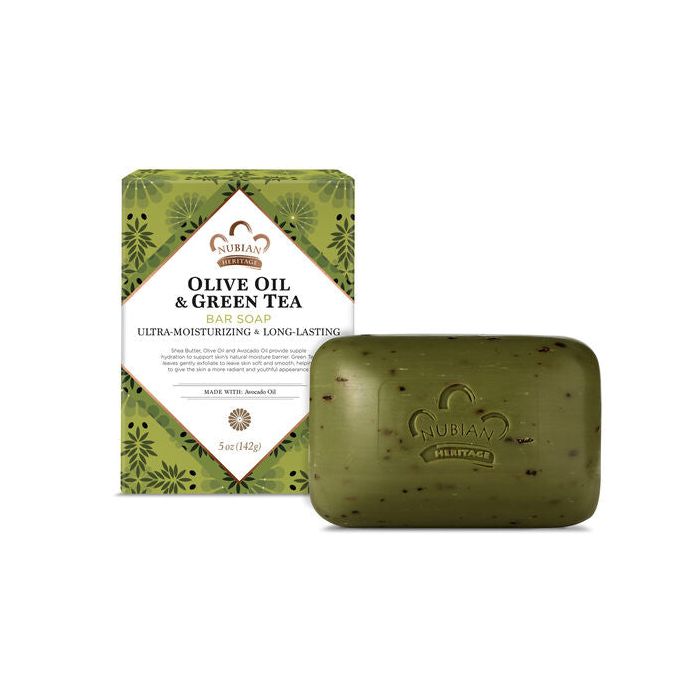 Nubian Heritage Indian Hemp & Haitian Vetiver soap – nourishing and balancing bar, 5 oz