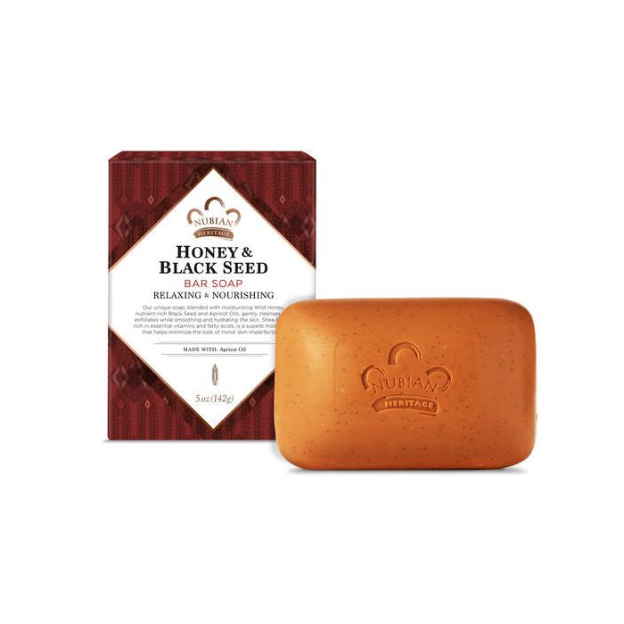 Nubian Heritage Patchouli & Buriti bar soap – aromatic and renewing skincare soap, 5 oz