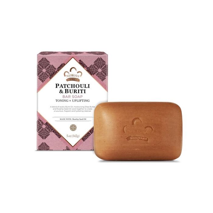 Nubian Heritage Raw Shea Butter soap – ultra-moisturizing with frankincense and myrrh, 5 oz