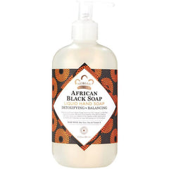 Nubian Heritage Detoxifying African Black Liquid Hand Soap 12 Oz