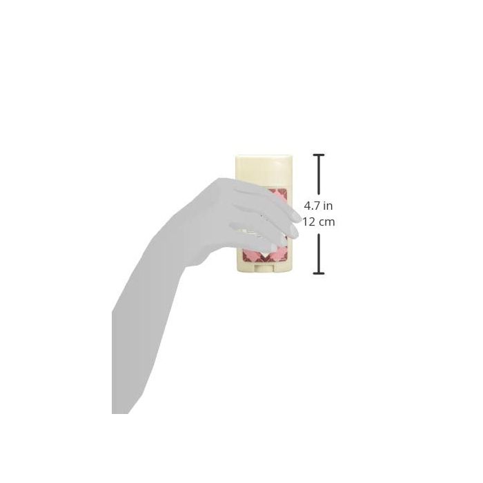 Shea butter and cupuaçu enriched natural deodorant stick