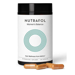 "Vegan, gluten-free Nutrafol Women’s Balance Hair Growth Supplement – 120 capsules for strong, healthy hair"