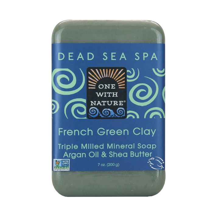 One With Nature Dead Sea Mineral Soap Bar 7 oz – natural extract blend, moisturizing