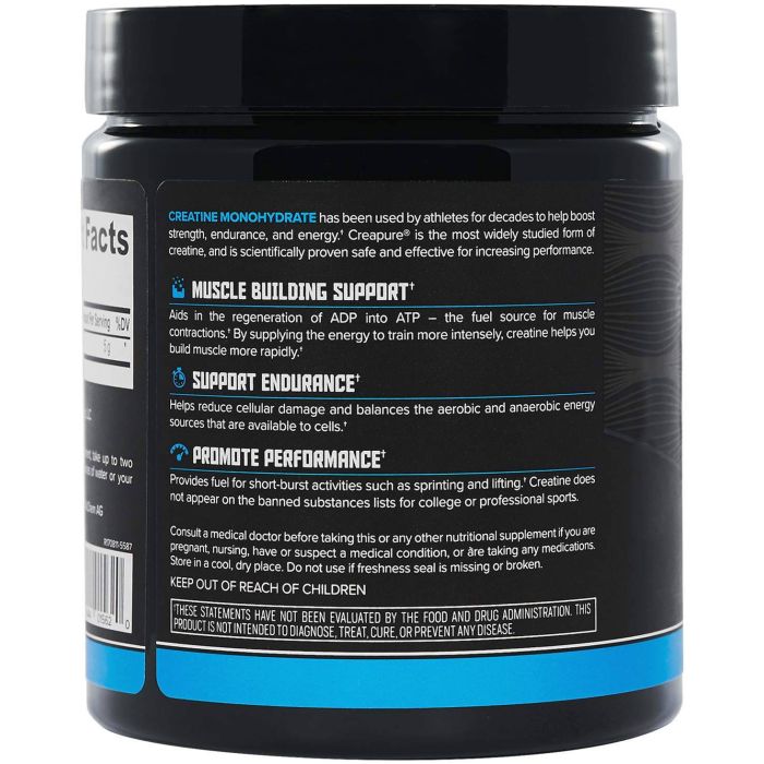 Onnit creatine label showing supplement facts and directions