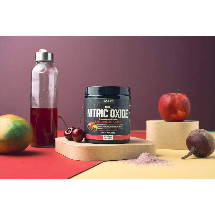 Natural nitric oxide booster with cordyceps, grape seed, and caffeine