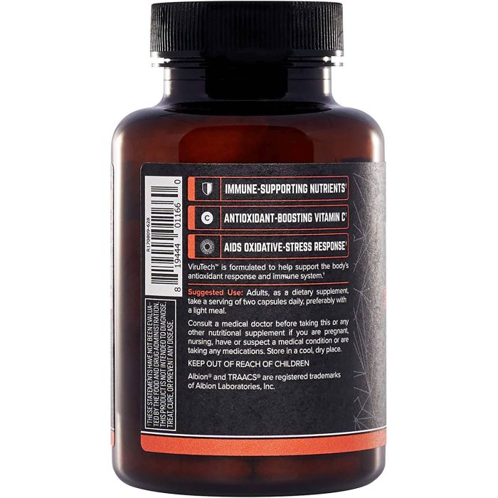 "Onnit ViruTech immune support capsules – 60 count antioxidant formula with vitamin C and zinc"