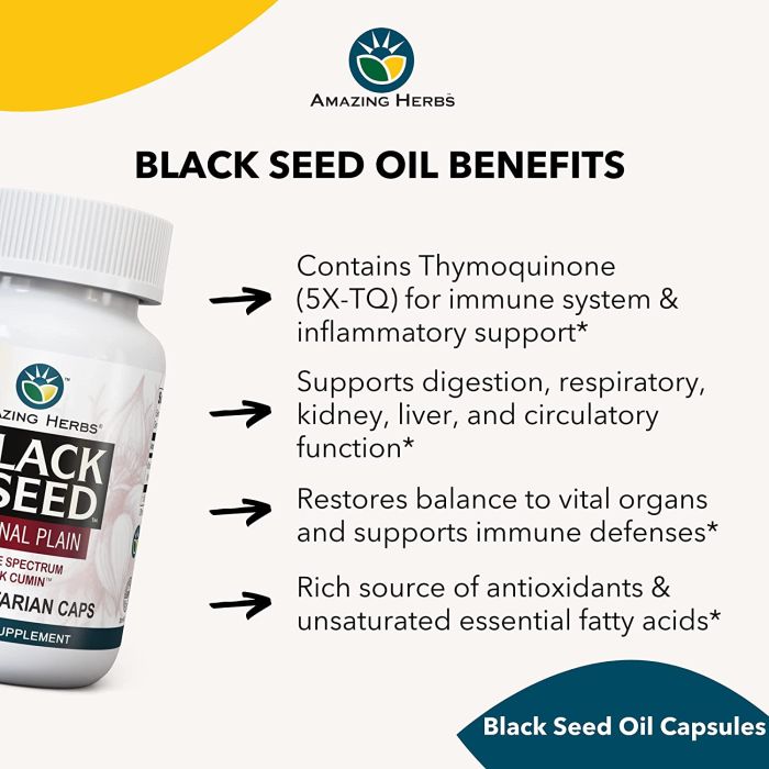 "100-count vegetarian capsules – Black Seed whole herb powder for daily wellness"