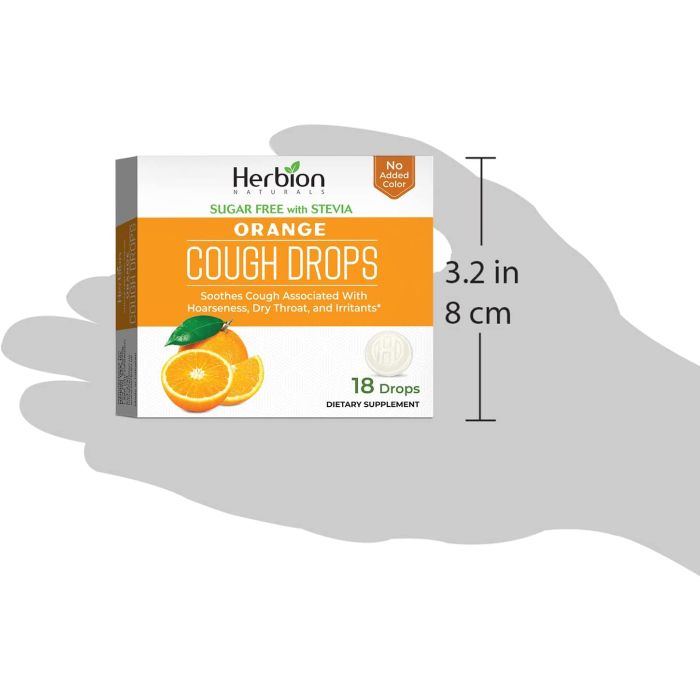 free cough drops soothing throat and suppressing cough, 18 count pack