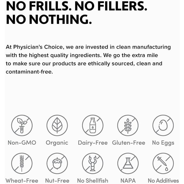 Ashwagandha Root Powder by Physician's Choice – natural supplement to reduce stress and improve mental clarity.