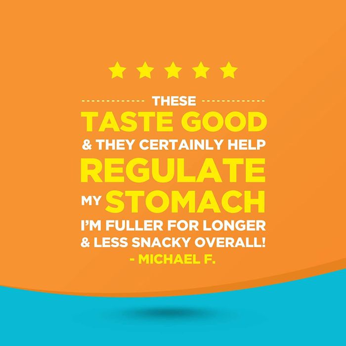 Close-up of Phytoral fiber gummies in fruit flavor – chewable supplement