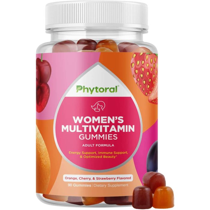 Phytoral Women's Multivitamin Flavored 90 Gummies Adult Formula