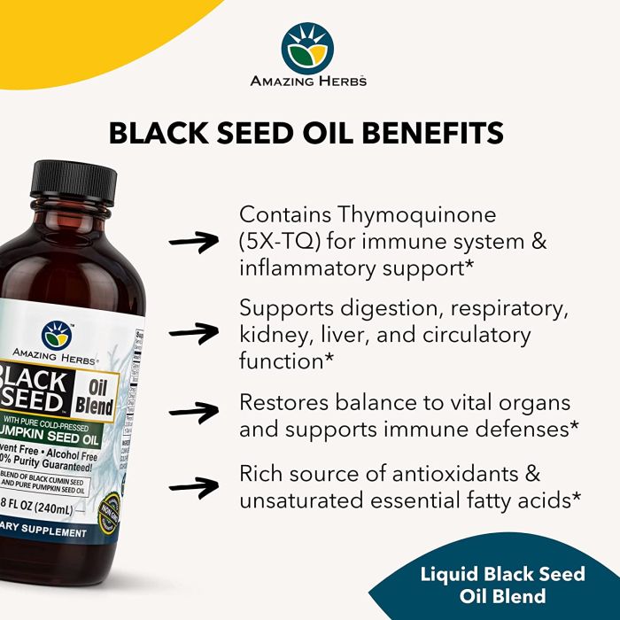"8 oz solvent-free black cumin and pumpkin seed oil – non-GMO, vegan-friendly"
