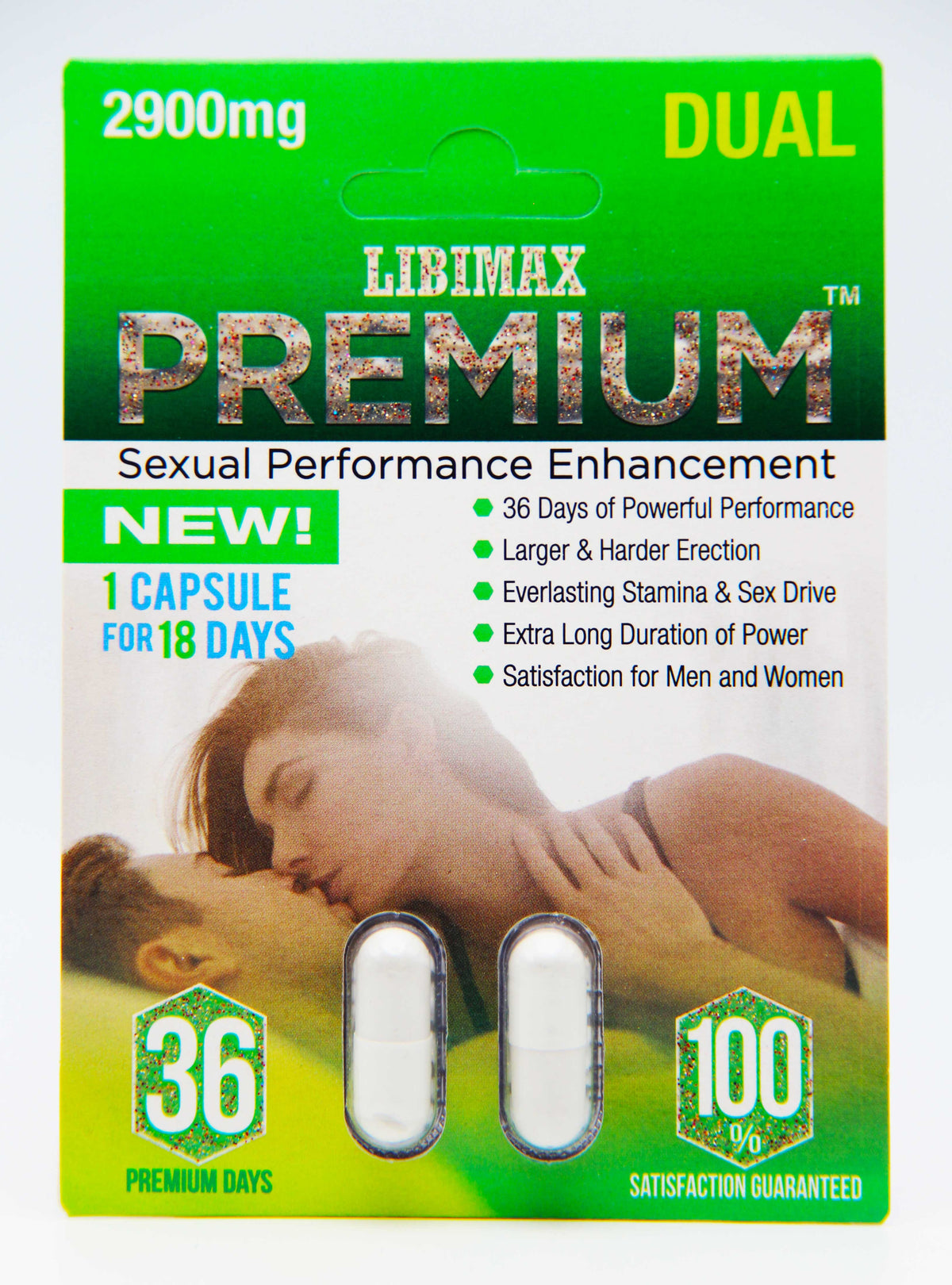 Premium 2900mg Male Enhancement 2 Pills Pack - supplementcorner