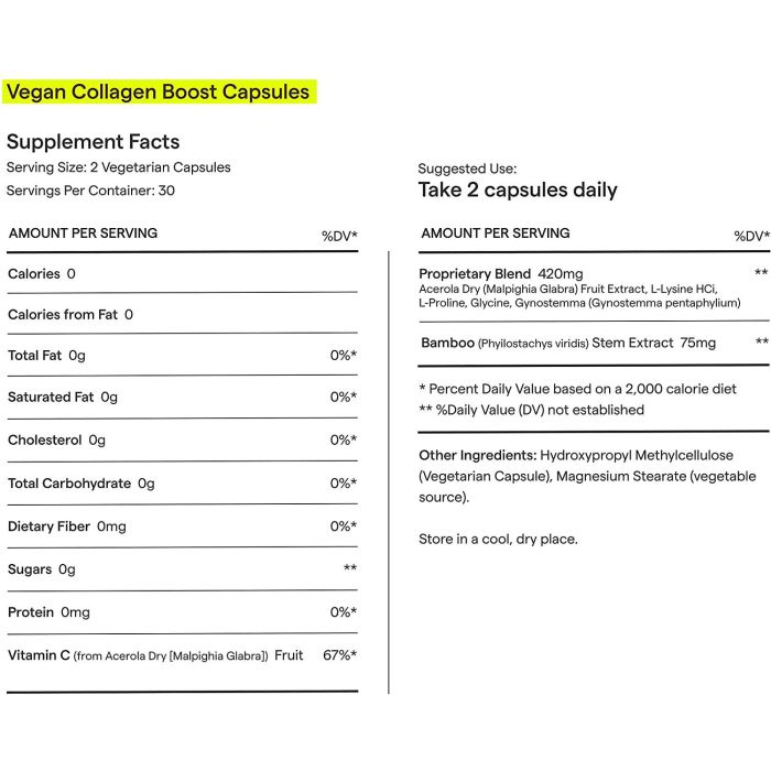 RAE Collagen Boost supplement bottle – 30 vegan capsules for radiant skin.