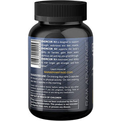 ENDCORE X4 natural testosterone booster with Maca and Tribulus Terrestris