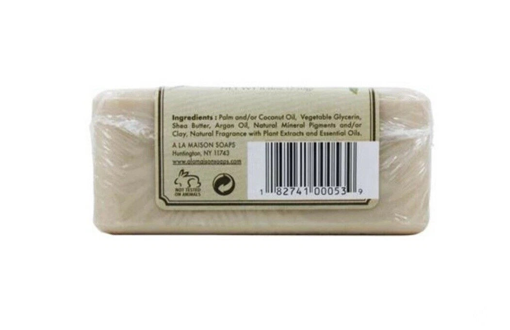 A LA Maison de Provence almond scented soap with argan oil and olive oil blend