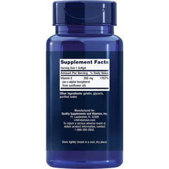 Life Extension Super Vitamin E 400 IU 90 Softgels Whole Body Health