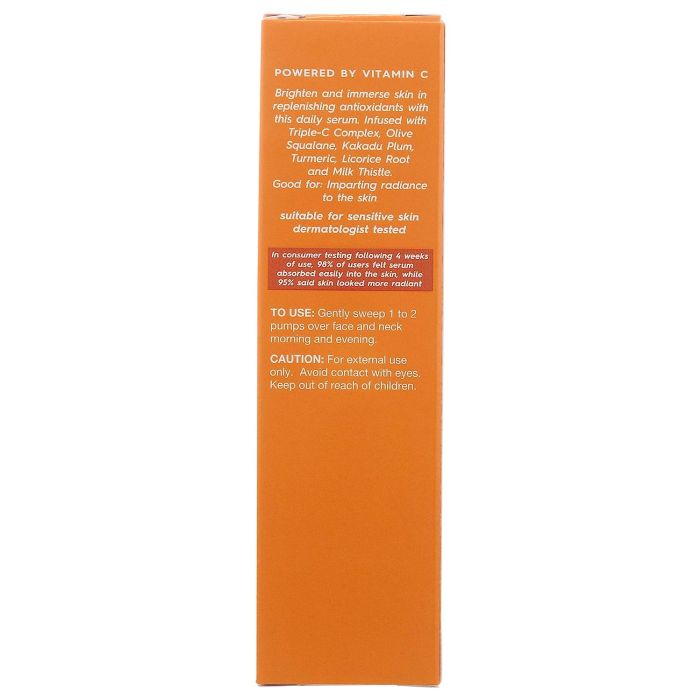 Radiance Serum Vitamin C 1 Oz Avalon Organics Dermatologist Tested
