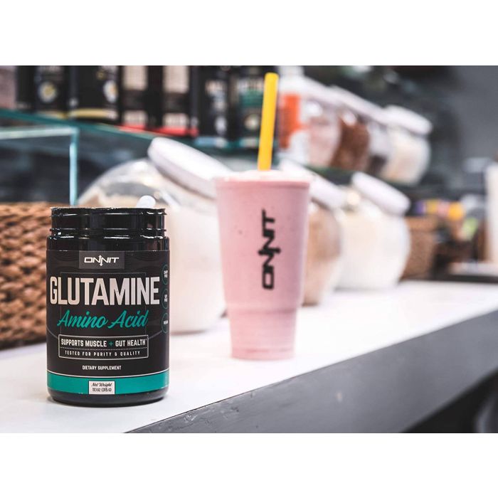 Onnit Glutamine Amino Acid Muscle Gut Health Support Supplement 11.1oz