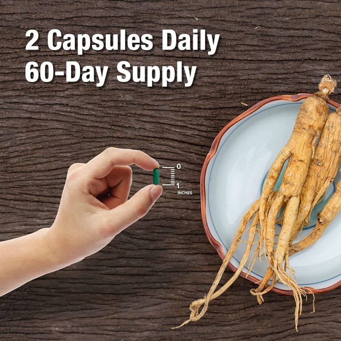 Orzax Premium Korean Panax Ginseng Performance Support 120 Capsules