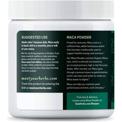Gaia Herbs Gelatinized Peruvian Maca Powder 8 Ounce Herbal Supplement