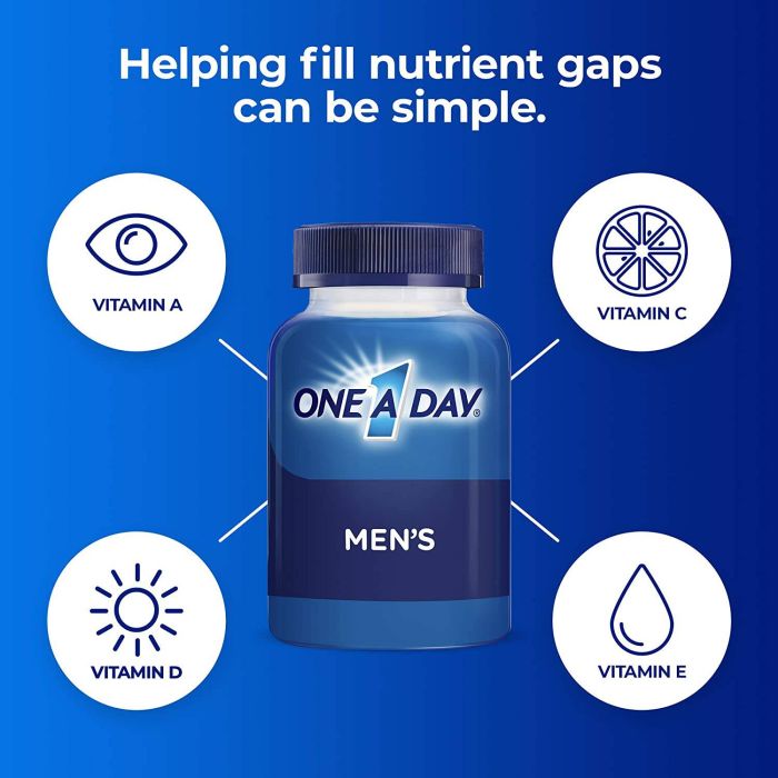 Bayer One A Day Men’s Complete Multivitamin Supplement 200 Tablets image 4