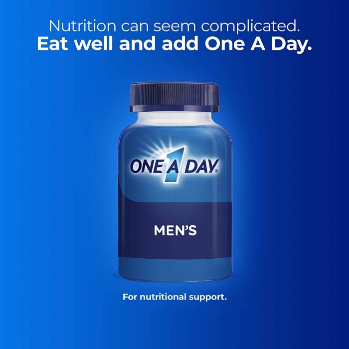 Bayer One A Day Men’s Complete Multivitamin Supplement 200 Tablets image 6