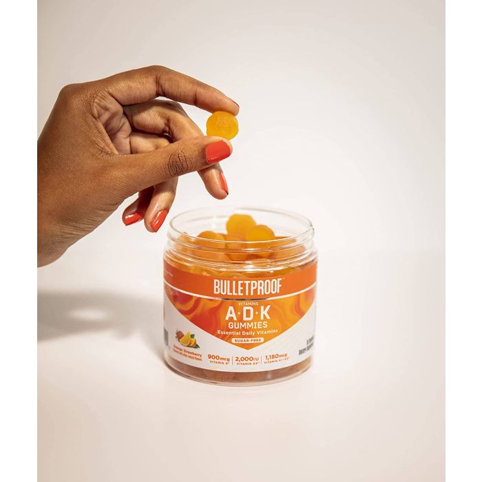 Bulletproof Daily Vitamins A D K 60 Gummies Sugar Free Immune Support