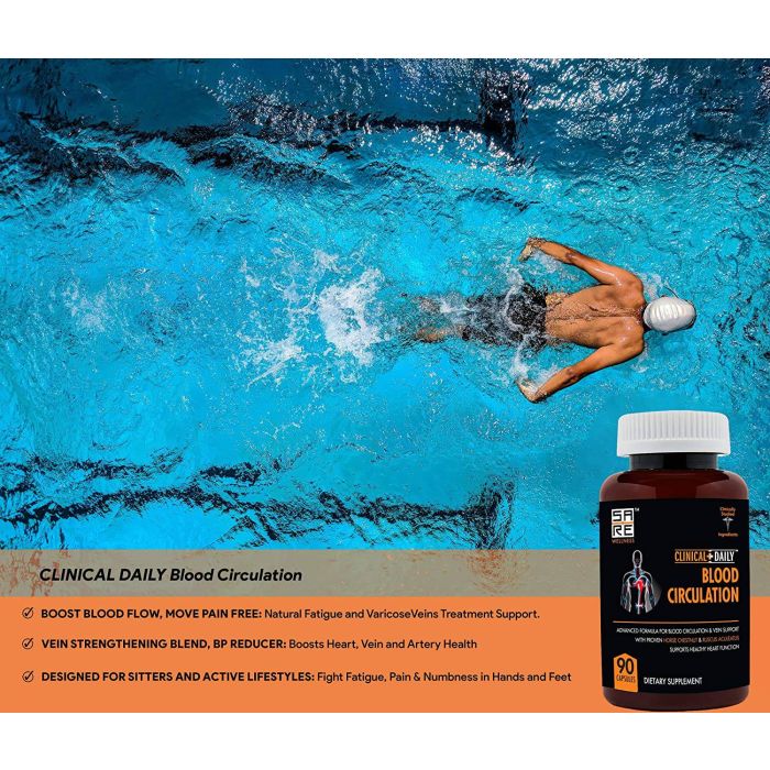 Clinical Daily Blood Circulation Horse Chestnut Herbal Support 90 Caps