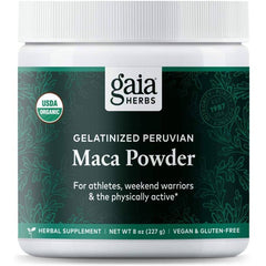 Gaia Herbs Gelatinized Peruvian Maca Powder 8 Ounce Herbal Supplement