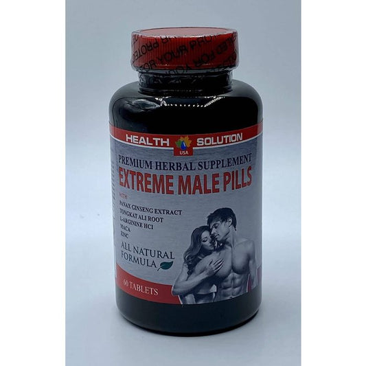 Premium Herbal Extreme Male 2 Bottles 120 Pills Health Solution