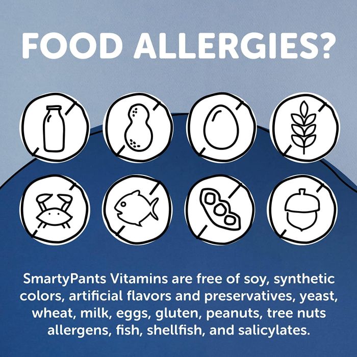 Smarty Pants Organics Men's Formula Multivitamin Probiotics 120 Gummy