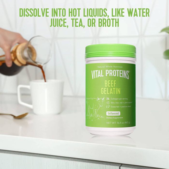 Vital Proteins Beef Gelatin Unflavored Dietary Supplement 16.4 Oz